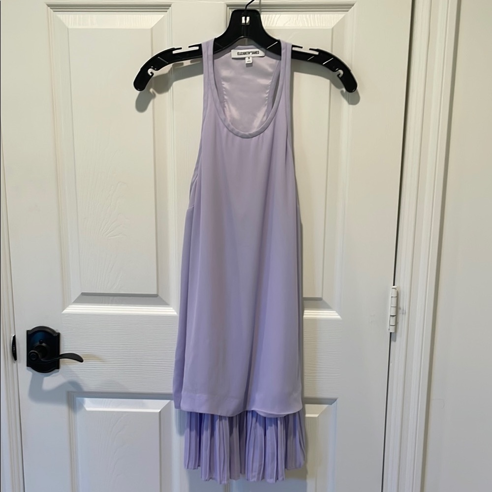 Elizabeth and James Lavender Midi Dress